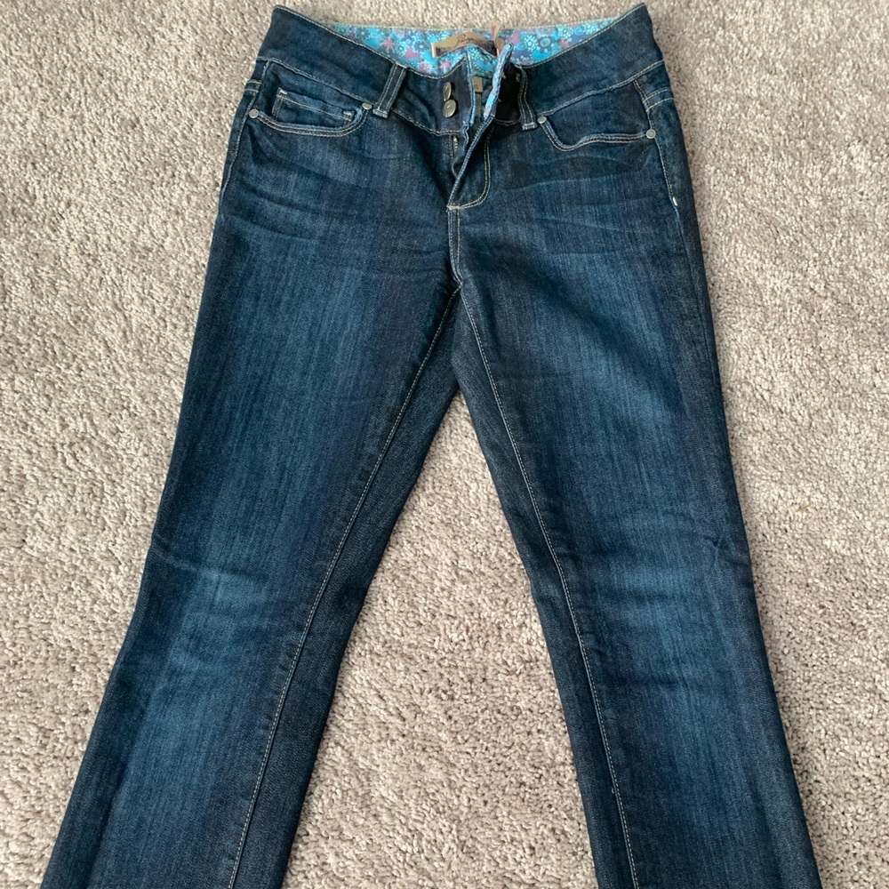 Paige dark blue jeans